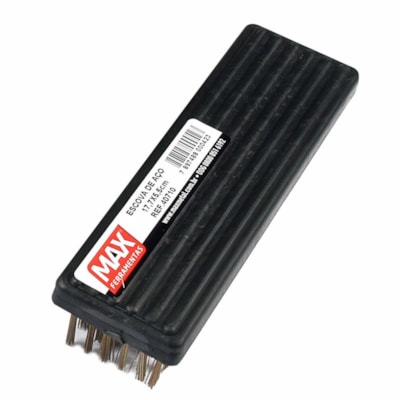 Escova Manual Com Arame De Aço 18X6cm 407.10 Max Metalurgica