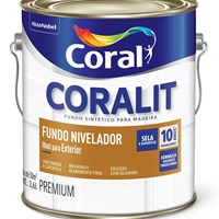 Esmalte Coralit Fundo Nivelador Fosco Branco 3,6 Litros - Coral - Referência: 5203062