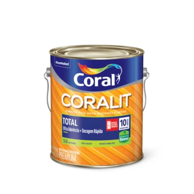 Esmalte coralit total base água areia Coral