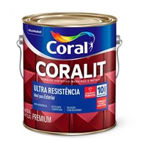 Esmalte Coralit Ultra Resistência Acetinado Branco 900ml - Coral - Referência: 5202768