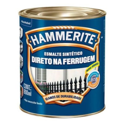 Esmalte Hammerite Brilhante Branco 800ml