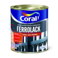 Esmalte Sintético Brilhante Ferrolack Cinza 900ml Coral