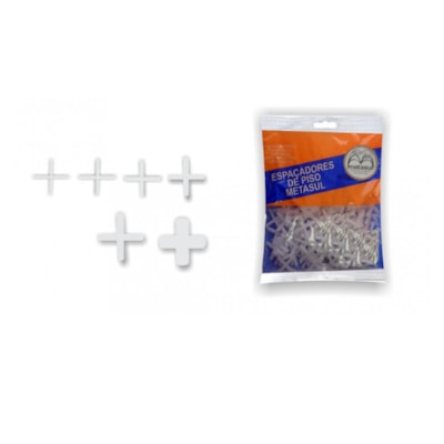 Espaçador Para Pisos E Azulejos 3,0 MM Com 100 Peças - Metasul - Referência: 022101007