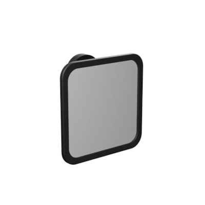 Espelho com Adesivo Preto Fosco 17x7,4x21,9 cm - Astra