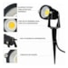 Espeto Led amarela 5w 3.000k 127/220v alumínio Preto 65avela