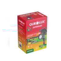 Espeto Solar 3W 50 Lumens 6500K  Luz verde Ourolux