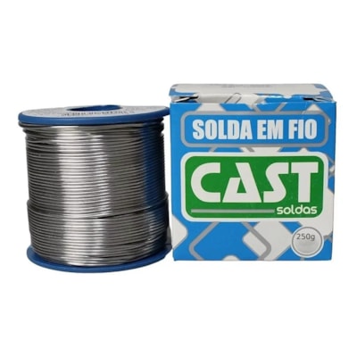 Estanho de Solda Fio 60X40 189 MSX 1,50mm 250g Cast Metais