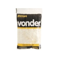 Estopa Branca Para Polimentos 200G  Vonder
