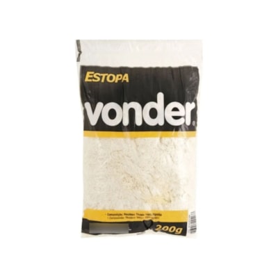 Estopa Branca Para Polimentos 200G  Vonder