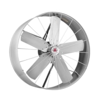 Exaustor Comercial Venti Delta 50cm Cinza Trifásico 220V