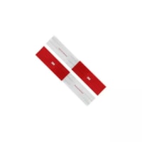 Faixa Refletiva 50X305mm Lateral Direito Vermelha/branca 3m