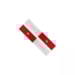Faixa Refletiva 50X305mm Lateral Direito Vermelha/branca 3m
