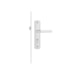 Fechadura Popline reta ext. cromado ESP26 40x53 PY45 Soprano