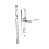Fechadura Popline reta ext. cromado ESP26 40x53 PY45 Soprano