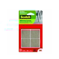 Feltro Marrom Quadrado 3,8 cm x 3,8 cm - 3M