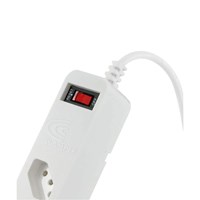Filtro Linha Proteção Micro Disjuntor Para Tel/Energ 5 Tomada 1,5Mt Branco - Clamper - Referência: 010871