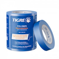 Fita Crepe 24mmX50mm Azul C/UV 62182024 Tigre