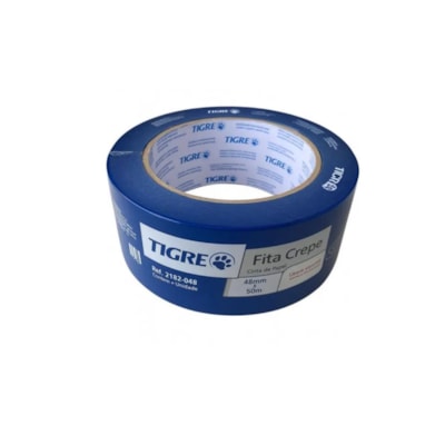 Fita Crepe Azul com UV 48mm X 50m 62182048 - Tigre
