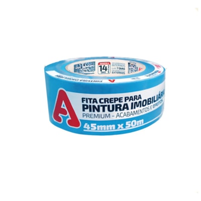 Fita Crepe Azul para Pintura 45mmx50m 527S - Adere