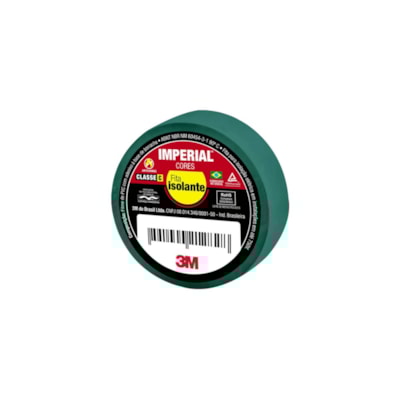 Fita isolante color verde 18mm x 10mts imperial 3M