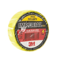 Fita Isolante Imperial Amarelo 18mmx10Mt 3M