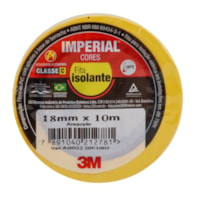 Fita Isolante Imperial Amarelo 18mmx10Mt 3M