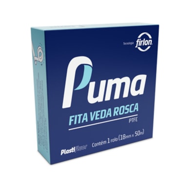 Fita Veda Rosca 12mm x 5m - Puma Plastifluor