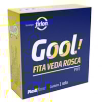 Fita Veda Rosca 18mm X 10 Metros Gool 101283 Plastifluor