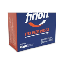 Fita Veda Rosca Firlon 12mm x 5m - Plastifluor