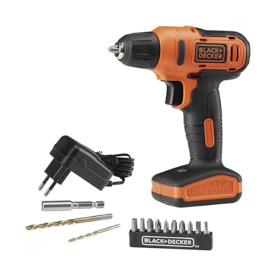 Furadeira E Parafusadeira 3/8" 10mm LD12S-BR  Black & Decker