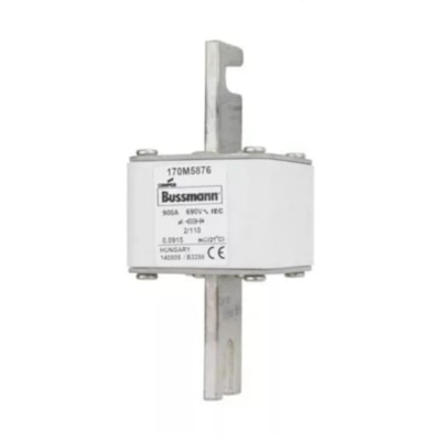 Fusivel Bussamann Faca Rasgada Branca Ceramica 900A 170M 5.0
