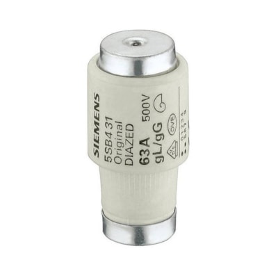 Fusível Diazed Retardado 63A 5SB431 Siemens