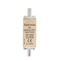 Fusível NH-000 GL 25A – Eletromec NH000GL025C