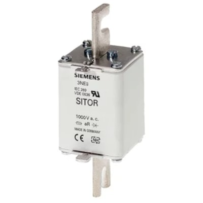 Fusível NH1 Sitor Ultra Rápido 160A 1000Vca Siemens 3NE4224