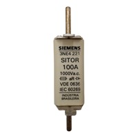 Fusível Sitor NH1 100A 1000Vac Ultra Rápido Siemens 3NE4221