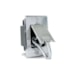 Gancho Armador Rede Embutir 7323 Ip Inox Aliança - Par