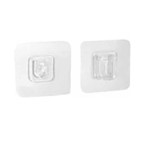 Gancho Plástico Dupla Face 60x60mm - Vonder