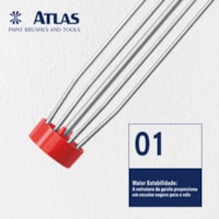Garfo Gaiola Sem Rosca 23cm Com Cabo Vermelho 400/23SR Atlas