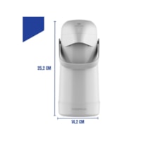 Garrafa Térmica Branca 500mL Magic Pump - Termolar