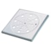 Grelha Aço Inox Prata Quadrada Com Fecho Dn 150mm - Jackwal