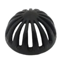Grelha Hemisferica Ferro Fundido Prata Dn 100mm - Sanetil