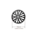 Grelha Hemisferica Prata Ferro Fundido Dn 150mm - Sanetil