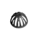 Grelha Hemisferica Preto Ferro Fundido Dn 150mm - Sanetil