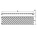 Grelha Piso Cinza Polipropileno P/ Pedestre 13x50cm - Tigre