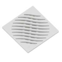 Grelha Quadrada Branca Pvc 100mm - Tigre