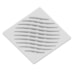 Grelha Quadrada Branca Pvc 100mm - Tigre