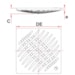 Grelha Quadrada Branca Pvc 100mm - Tigre