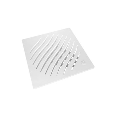 Grelha Quadrada Branca Pvc 100mm - Tigre