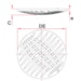Grelha Redonda Branca Pvc 100mm - Tigre