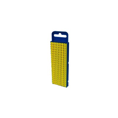 Identificador WIC2 Letra Q 1,5 a 2,5mm Amarelo com 200 Peças - Hellerman Tyton - Referência: 010409314Q